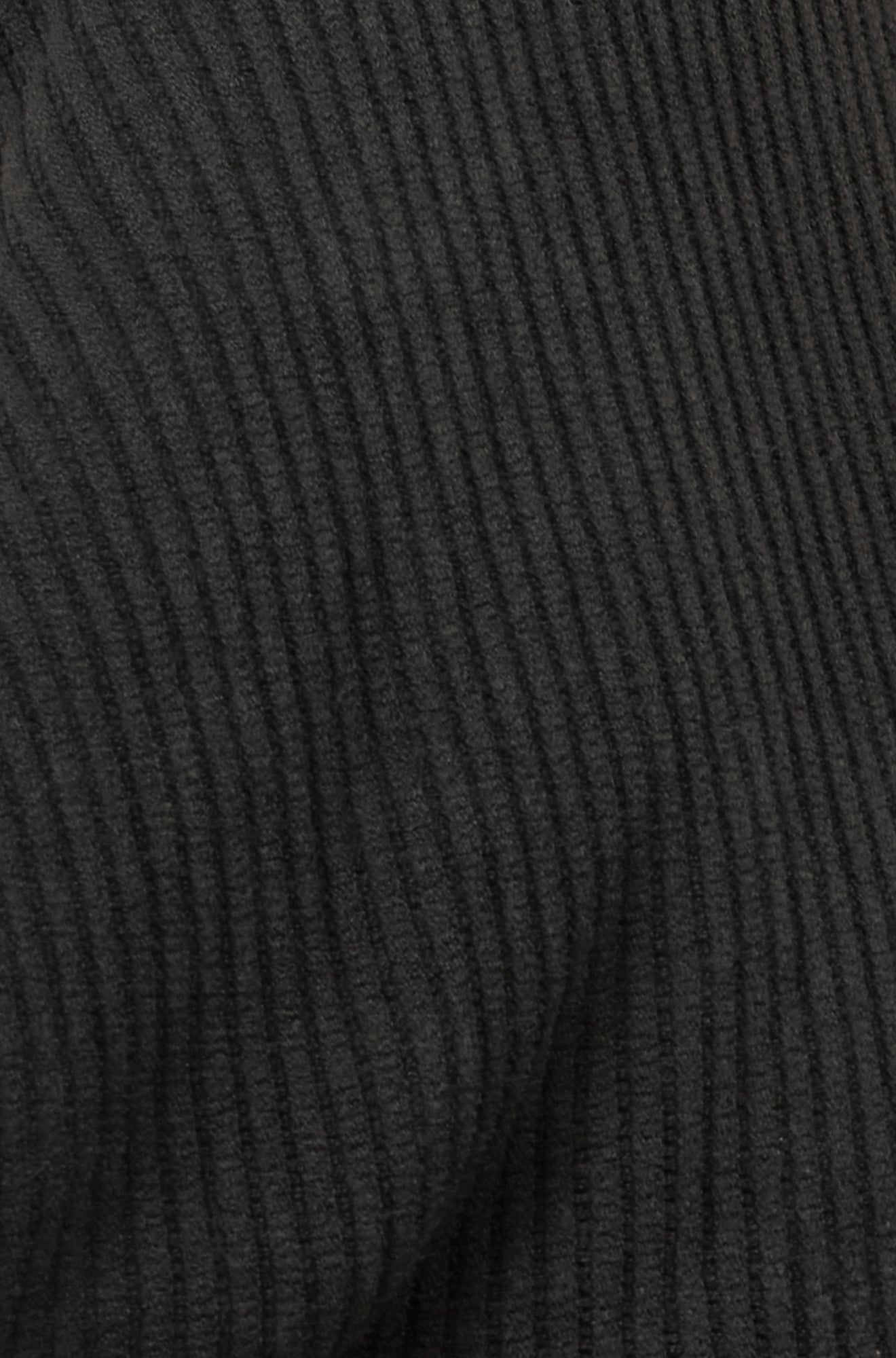 Close-up of black textured fabric
