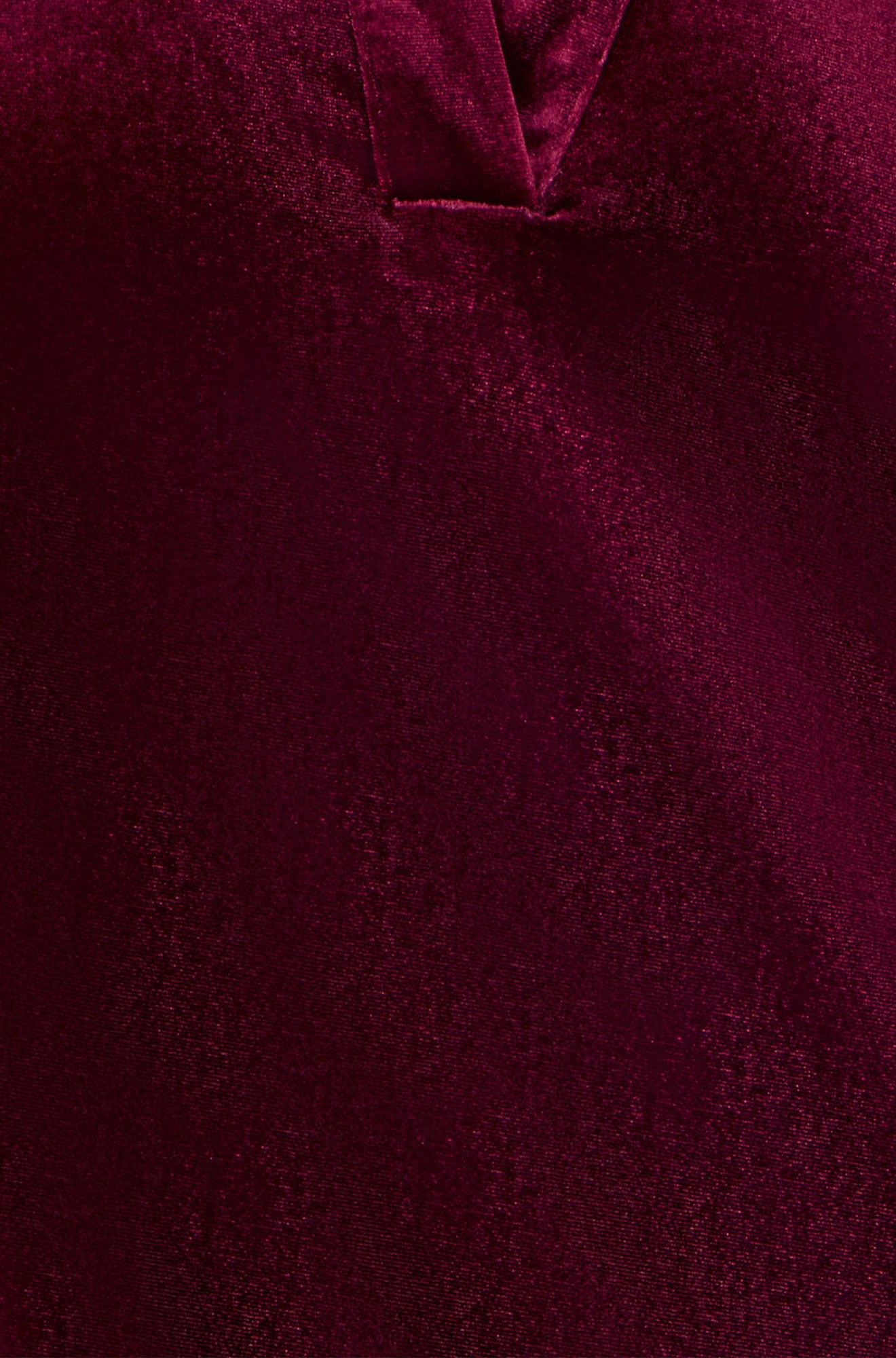 Close-up of a burgundy velvet fabric texture